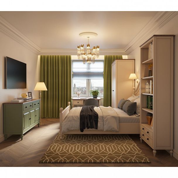 Шкаф двухстворчатый "Odri" с 5 ящ od2127KR5 - Вид 2