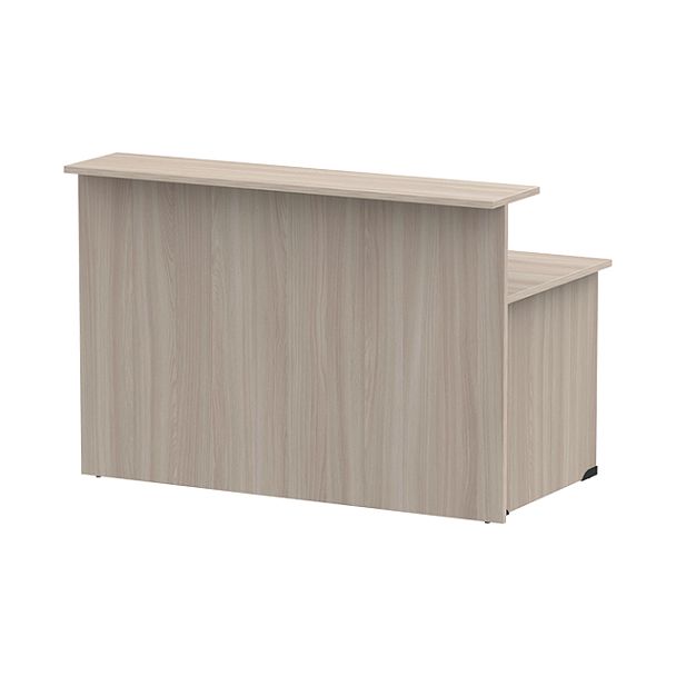 Стойка ресепшн прямая СР-160/80 ясень шимо светлый - Вид 1