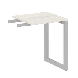 Metal System Quattro Приставной элемент на О-образном м/к 50БО.ПР-1 Дуб наварра/Серый металл 600*600*750 - Фото предпросмотра