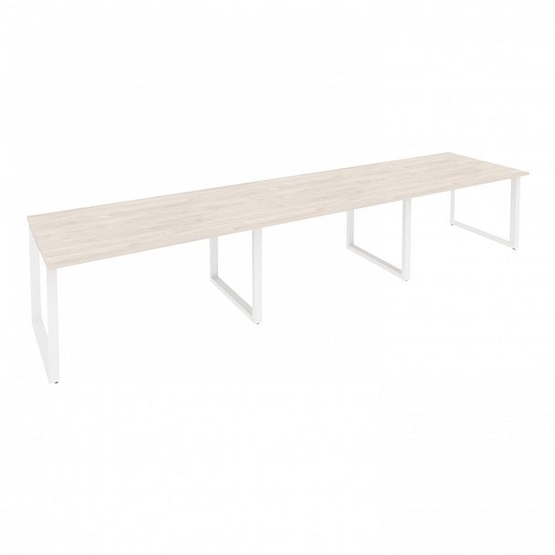 Стол переговорный "Onix" O.MO-PRG-3.3 денвер светлый/белый - Вид 1