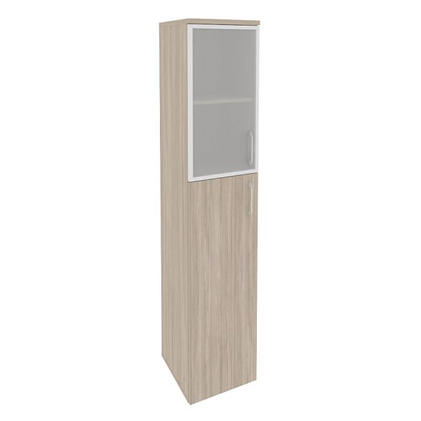 Onix Шкаф высокий узкий левый O.SU-1.7 R (L) Дуб аттик 400*420*1977 - Вид 1