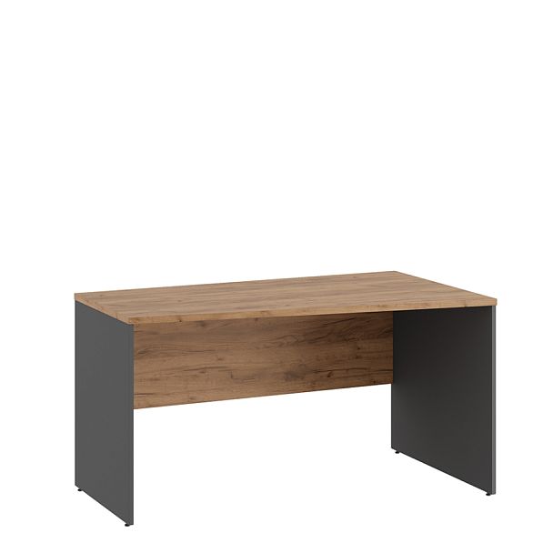 Стол трапеция правый Tess 140x80x75 дуб крафт золотой - Вид 1