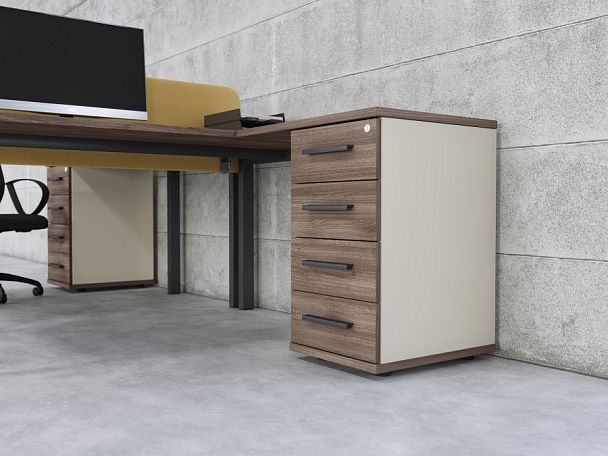 Приставка подкатная New Line 117,4x51x62 дуб шамони светлый - Вид 24