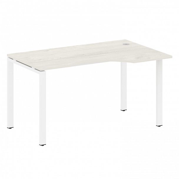 Стол "Metal System" БП.СА-2 дуб наварра/белый - Вид 1