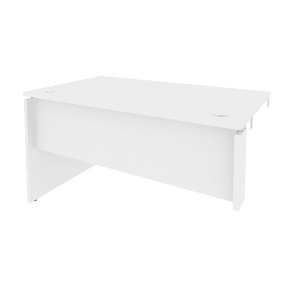 Onix Стол-приставка левый к опорным элементам O.SPR-3.8 (L) Белый бриллиант 1380*800*750 - Вид 1