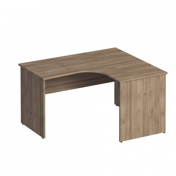 Стол эргономичный правый "Комфорт" К 124 дуб шамони темный - Вид 1