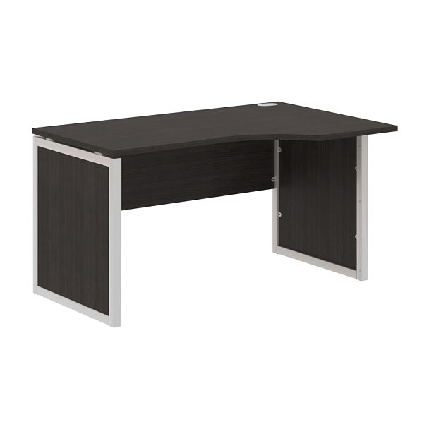 Стол эргономичный XQPCET 149(R) Дуб Юкон Модерн/Алюминий 1400х900х750 XTEN-QP - Вид 1