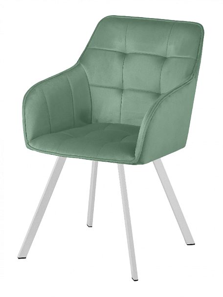 Комплект кресел поворотных Мони, Confetti aquamarine/белый, 4 шт. - Вид 2