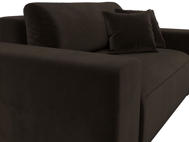 Кресло Лига-036 Микровельвет коричневый - Вид 4