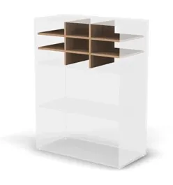 RAC040 ACCORD Полка картотечная 861х396х357 Акация Шеффилд - Фото предпросмотра