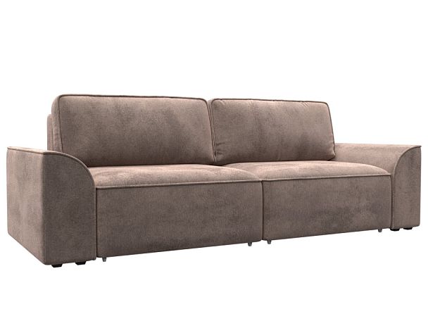 Диван прямой Лига-048 НПБ Велюр бежевый - Вид 1