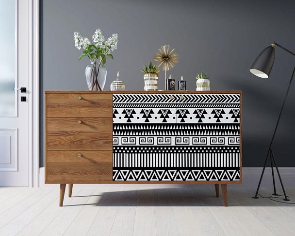 Комод Berber с двумя дверками и ящиками 19 принт арт BB05/Print_19 - Вид 4
