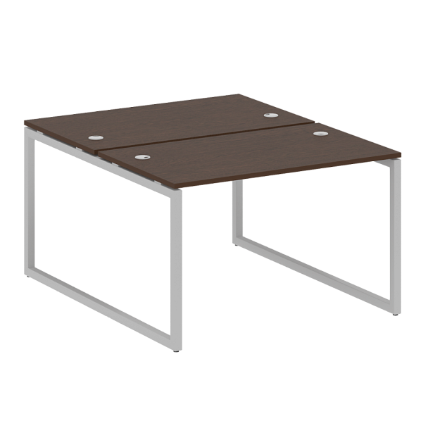 Metal System Quattro Р. ст. на О-образном м/к 40БО.РАС-СП-2.2 Венге/Серый металл 1200*1475*750 - Вид 1