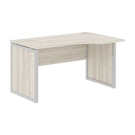 Стол эргономичный XQPCET 149(R) Сосна Эдмонт/Алюминий 1400х900х750 XTEN-QP - Фото предпросмотра