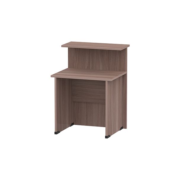 Стойка ресепшн прямая СР-80/60 ясень шимо темный - Вид 2