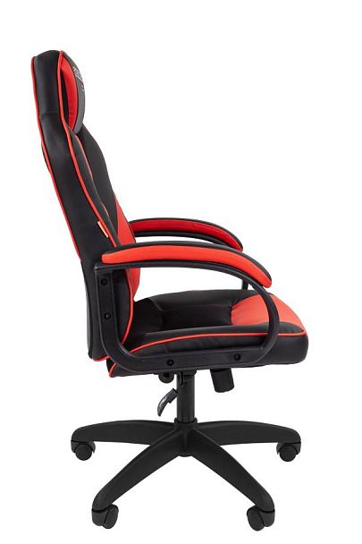 Кресло Chairman game 17 Россия экокожа черный/красный - Вид 3