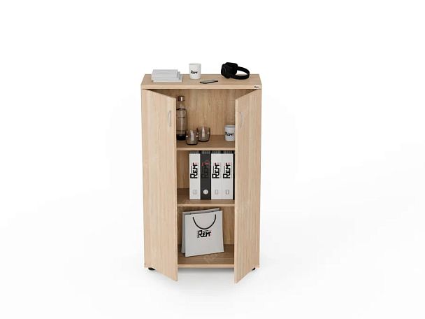 ЛАЙТ / LIGHT RLG035-70x35 Шкаф 3 полки 70x35x113 Дуб Сонома - Вид 2