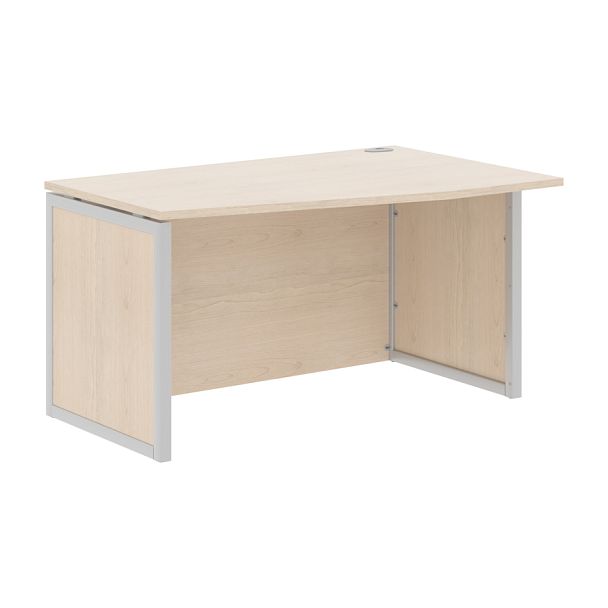 Стол эргономичный XQPCT 149H(R) Бук Тиара/Алюминий 1400х900х750 XTEN-QP - Вид 1