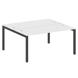 Metal System Quattro Р. ст. на П-образном м/к 50БП.РАС-СП-2.4 Белый/Антрацит металл 1600*1475*750 - Фото предпросмотра