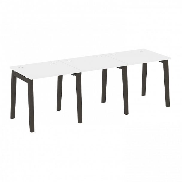 Рабочая станция "Onix wood" OW.RS-3.0.7 белый/дуб темный - Вид 1