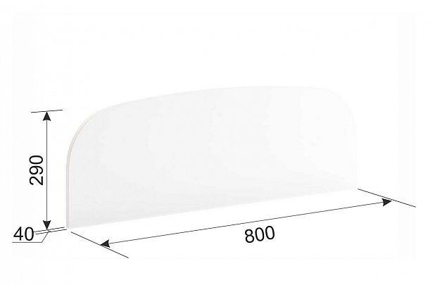 Ограничитель для кровати XYZ-123.0133 белый - Вид 8