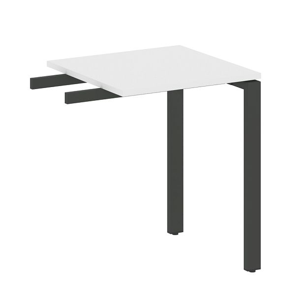 Metal System Приставной элемент на П-образном м/к БП.ПР-1 Белый/Антрацит металл 600*600*750 - Вид 1