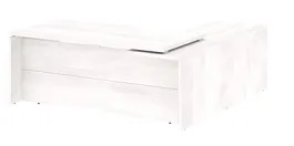 YALTA LT.C-20 (L) Стол руководителя угловой, левый Yalta кабинет руководителя  Снежная Патина - Фото предпросмотра