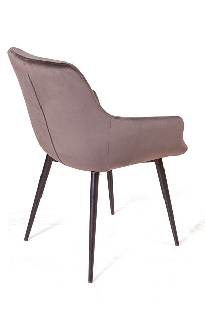 Стул Jordan, бархат пепельно-бежевый 25, опора конус - Вид 7