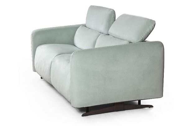 Rimini диван-кровать прямой замша мятный - Вид 25