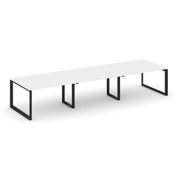 Style Project Next Стол переговорный SN-59O.SPRG-052.3 Белый/Металл Черный 3540*1180*750 - Вид 1