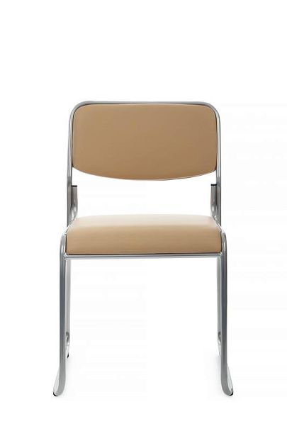 Кресло Nix RCH OMKL-02 Бежевый/Металл окрашенный Хром - Вид 8