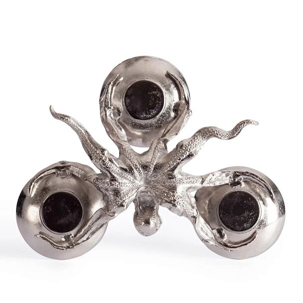 Монетница Secret de Maison Октопус3/Octopus3 (мод. 9613), алюминиевый сплав, никель/nickel - Вид 3