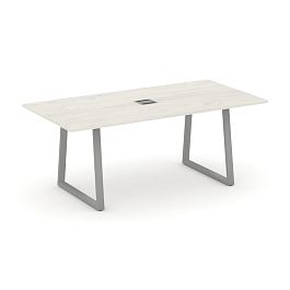 Style Project Direct Direct Стол переговорный SN-6T1.SPRG-198 Дуб Наварра/Металл Серый 1980*980*750 - Фото предпросмотра