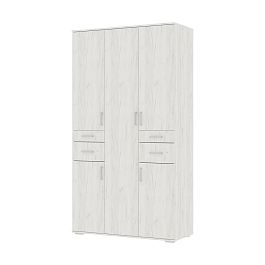 НЕЛЬСОН ШК 02 (СОЛО-2) Шкаф (1.200х2,200х0,500) дуб крафт белый/дуб крафт белый - Фото предпросмотра