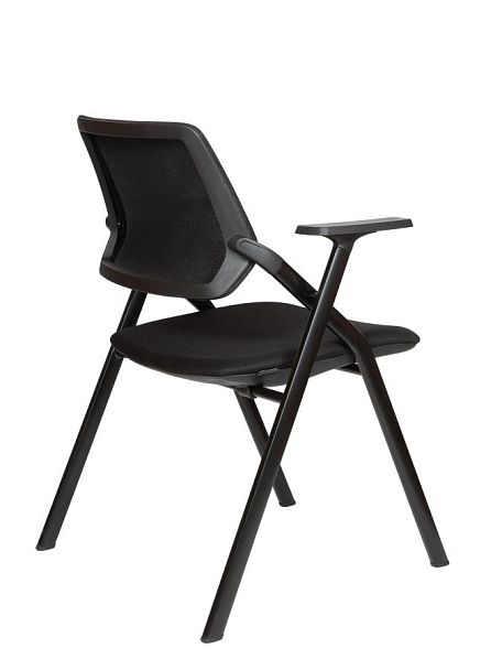 Стул / Step / черный пластик / черная сетка / черная ткань - Вид 5