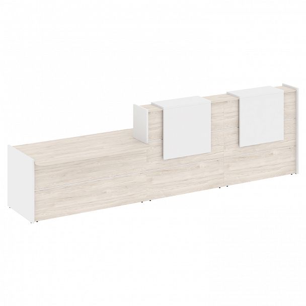 Ресепшн "Onix" O.R-K-21 денвер светлый/белый - Вид 2