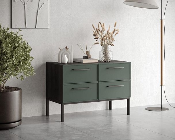 Комод с четырьмя ящиками Nicole арт NEM05G - Вид 3