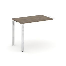 Style Project Direct Lux Брифинг-приставка M-SN-6P.BR-003 Вяз Благородный/Нержавеющая Сталь/Хром 980*600*750 - Фото предпросмотра