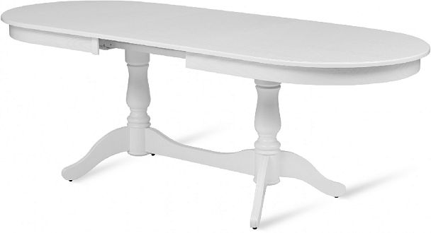 Стол деревянный раздвижной Барэнт 200(270)х100х76 Белый - Вид 5