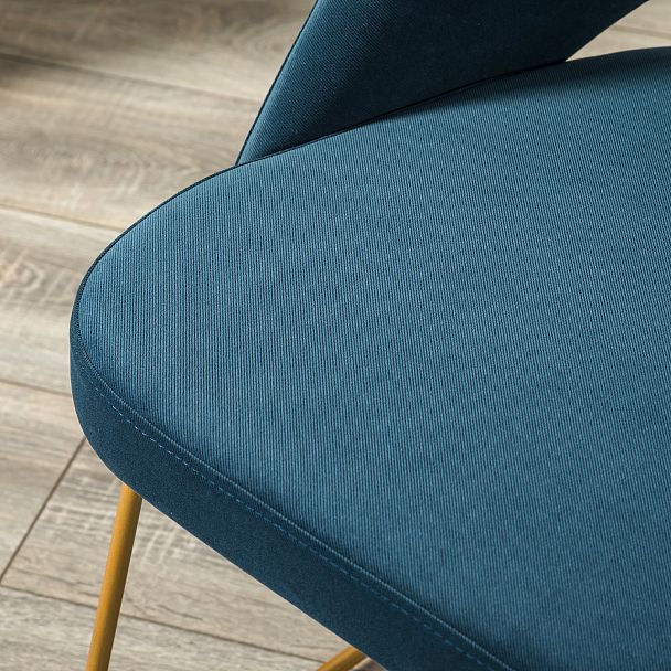 Стул Lars Diag blue/Линк золото - Вид 10