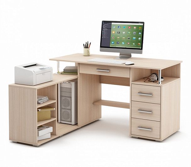 Стол письменный Амбер-11Я - Вид 1