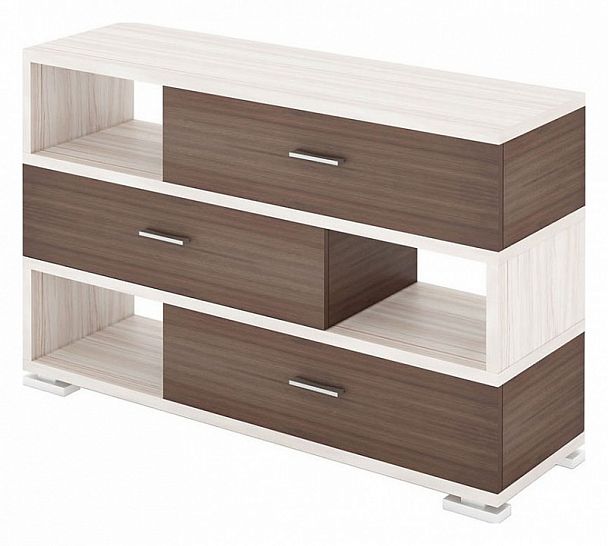 Тумба комбинированная СБ-40/3 Карамель/Шамони - Вид 1