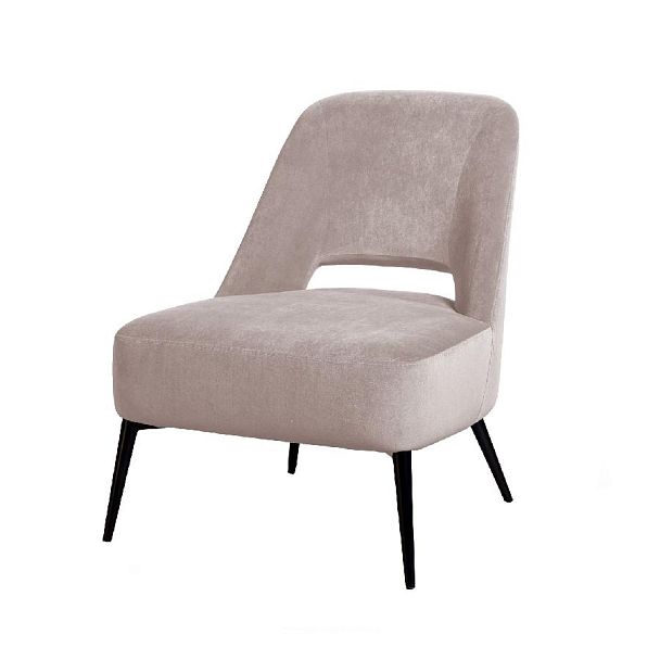 Кресло Dante, бархат пепельно-бежевый 25 - Вид 2