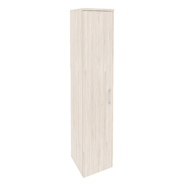 Onix Шкаф высокий узкий левый O.SU-1.9 (L) Денвер светлый 400*420*1977 - Вид 1