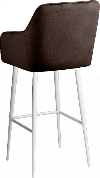 Комплект барных поворотных кресел Барли К, Confetti coffee/белый, 2 шт. - Вид 6