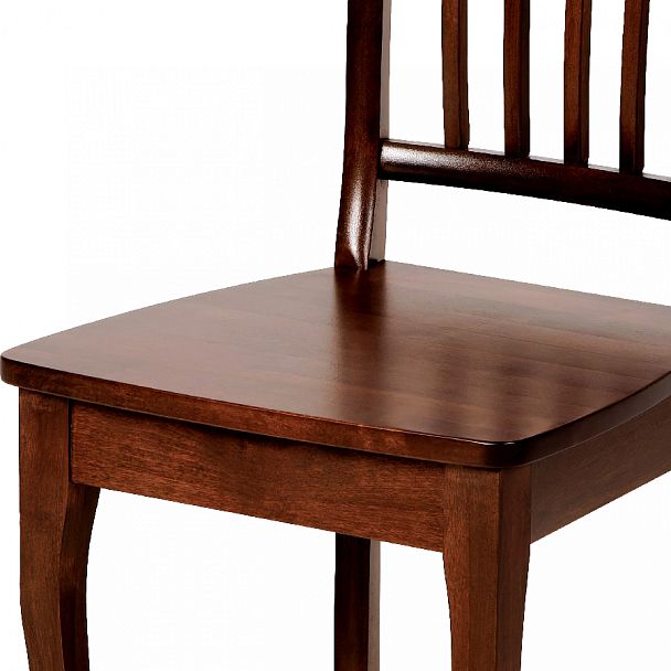 Стул деревянный с жестким сиденьем Элин Темный орех - Вид 9