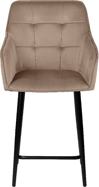 Комплект полубарных поворотных кресел Мони К, Confetti latte/черный, 2 шт. - Вид 3