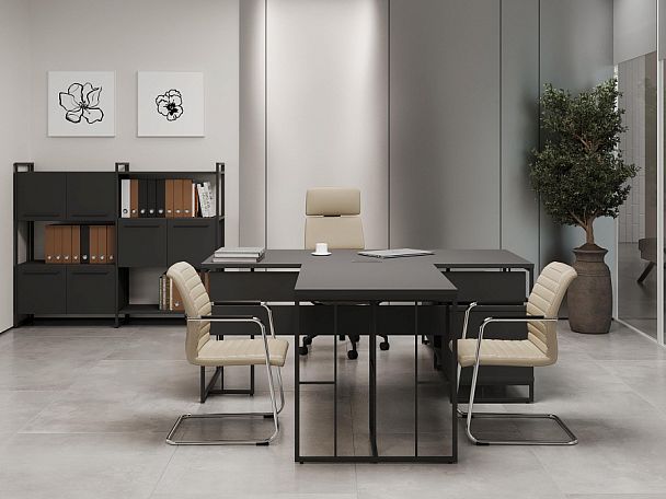 Rift Direct Тумба мобильная RF.TMR-001 Дуб Табак/Металл Черный 424*500*680 - Вид 4