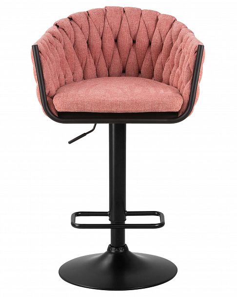 Стул барный DOBRIN LEON (розовая ткань (LAR 275-10)) - Вид 6