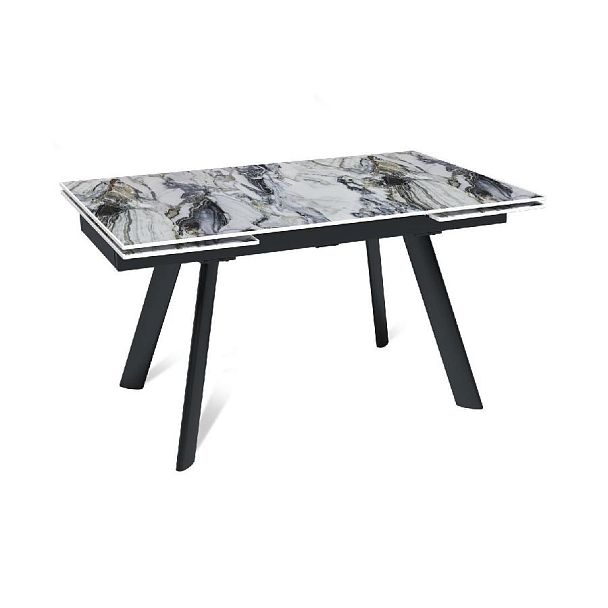 Стол раскладной Stone (140+40+40), керамика глянцевая Cold Jade - Вид 1